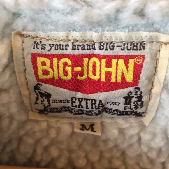 Big John vintage bomber Sherpa lined jacket - Picture 3 of 4